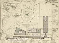 An illustration from Villa Angiana, vulgo het Perc van Anguien (1685)