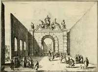 An illustration from Villa Angiana, vulgo het Perc van Anguien (1685)