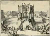 An illustration from Villa Angiana, vulgo het Perc van Anguien (1685)