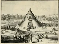 An illustration from Villa Angiana, vulgo het Perc van Anguien (1685)