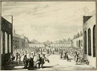 An illustration from Villa Angiana, vulgo het Perc van Anguien (1685)