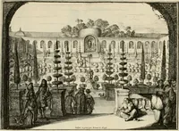 An illustration from Villa Angiana, vulgo het Perc van Anguien (1685)