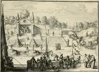 An illustration from Villa Angiana, vulgo het Perc van Anguien (1685)