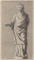 Picture 16 of 18 from Villa Borghese fvori di Porta Pinciana : con l'ornamenti che si osseruano nel di lei palazzo e con le figure delle statue più singolare : all'illustriss. ... d. Gio:Battista Borghese. (1700), leaf 352