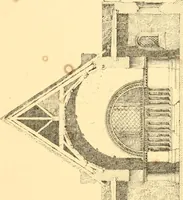 An illustration from Village architecture, being a series of picturesque designs for the inn, the schoolhouse, almshouses, markethouse, shambles, workhouse, parsonage, townhall, and church: forming a sequel to a work on rural architectue (1837)