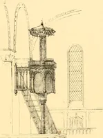 An illustration from Village architecture, being a series of picturesque designs for the inn, the schoolhouse, almshouses, markethouse, shambles, workhouse, parsonage, townhall, and church: forming a sequel to a work on rural architectue (1837)