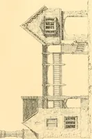 An illustration from Village architecture, being a series of picturesque designs for the inn, the schoolhouse, almshouses, markethouse, shambles, workhouse, parsonage, townhall, and church: forming a sequel to a work on rural architectue (1837)