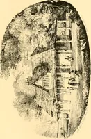 An illustration from Village architecture, being a series of picturesque designs for the inn, the schoolhouse, almshouses, markethouse, shambles, workhouse, parsonage, townhall, and church: forming a sequel to a work on rural architectue (1837)