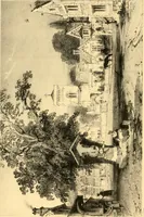 An illustration from Village architecture, being a series of picturesque designs for the inn, the schoolhouse, almshouses, markethouse, shambles, workhouse, parsonage, townhall, and church: forming a sequel to a work on rural architectue (1837)