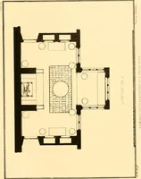 An illustration from Village architecture, being a series of picturesque designs for the inn, the schoolhouse, almshouses, markethouse, shambles, workhouse, parsonage, townhall, and church: forming a sequel to a work on rural architectue (1837)