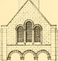 An illustration from Village architecture, being a series of picturesque designs for the inn, the schoolhouse, almshouses, markethouse, shambles, workhouse, parsonage, townhall, and church: forming a sequel to a work on rural architectue (1837)