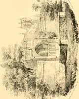 An illustration from Village architecture, being a series of picturesque designs for the inn, the schoolhouse, almshouses, markethouse, shambles, workhouse, parsonage, townhall, and church: forming a sequel to a work on rural architectue (1837)
