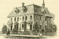 An illustration from Villas and cottages : a series of designs prepared for execution in the United State (1857)