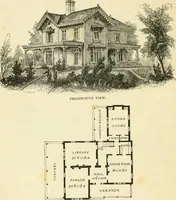 An illustration from Villas and cottages : a series of designs prepared for execution in the United State (1857)