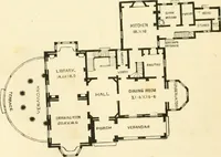 An illustration from Villas and cottages : a series of designs prepared for execution in the United State (1857)