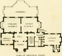 An illustration from Villas and cottages : a series of designs prepared for execution in the United State (1857)