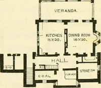 An illustration from Villas and cottages : a series of designs prepared for execution in the United State (1857)