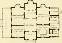 An illustration from Villas and cottages : a series of designs prepared for execution in the United State (1857)