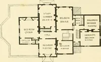 An illustration from Villas and cottages : a series of designs prepared for execution in the United State (1857)
