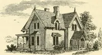 An illustration from Villas and cottages : a series of designs prepared for execution in the United State (1857)