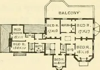 An illustration from Villas and cottages : a series of designs prepared for execution in the United State (1857)