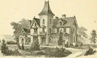 An illustration from Villas and cottages : a series of designs prepared for execution in the United State (1857)