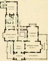 An illustration from Villas and cottages : a series of designs prepared for execution in the United State (1857)