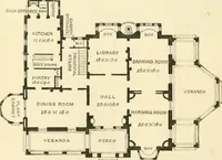 An illustration from Villas and cottages : a series of designs prepared for execution in the United State (1857)