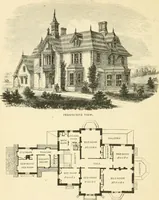 An illustration from Villas and cottages : a series of designs prepared for execution in the United State (1857)