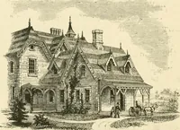 An illustration from Villas and cottages : a series of designs prepared for execution in the United State (1857)