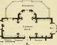 An illustration from Villas and cottages : a series of designs prepared for execution in the United State (1857)