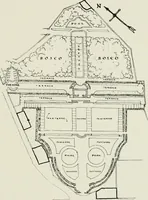 An illustration from Villas of Florence and Tuscany (1922)