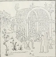 An illustration from Villas of Florence and Tuscany (1922)