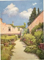 An illustration from Villas of Florence and Tuscany (1922)