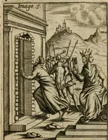 An illustration from Vincentii Chartarii Rhegiensis Imagines deorum, qui ab antiquis colebantur : unâ cum earum declaratione & historia in qua simulacra, ritus, caeremoniae magnaque ex parte veterum religio explicatur ... : hinc inde (1687)