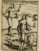 An illustration from Vincentii Chartarii Rhegiensis Imagines deorum, qui ab antiquis colebantur : unâ cum earum declaratione & historia in qua simulacra, ritus, caeremoniae magnaque ex parte veterum religio explicatur ... : hinc inde (1687)