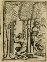 An illustration from Vincentii Chartarii Rhegiensis Imagines deorum, qui ab antiquis colebantur : unâ cum earum declaratione & historia in qua simulacra, ritus, caeremoniae magnaque ex parte veterum religio explicatur ... : hinc inde (1687)