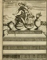 Picture 18 of 101 from Vincentii Chartarii Rhegiensis Imagines deorum, qui ab antiquis colebantur : unâ cum earum declaratione & historia in qua simulacra, ritus, caeremoniae magnaque ex parte veterum religio explicatur ... : hinc inde (1687), leaf 278