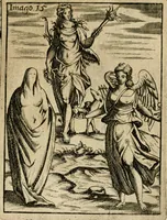 An illustration from Vincentii Chartarii Rhegiensis Imagines deorum, qui ab antiquis colebantur : unâ cum earum declaratione & historia in qua simulacra, ritus, caeremoniae magnaque ex parte veterum religio explicatur ... : hinc inde (1687)