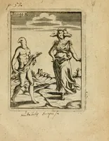 An illustration from Vincentii Chartarii Rhegiensis Imagines deorum, qui ab antiquis colebantur : unâ cum earum declaratione & historia in qua simulacra, ritus, caeremoniae magnaque ex parte veterum religio explicatur ... : hinc inde (1687)
