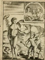 An illustration from Vincentii Chartarii Rhegiensis Imagines deorum, qui ab antiquis colebantur : unâ cum earum declaratione & historia in qua simulacra, ritus, caeremoniae magnaque ex parte veterum religio explicatur ... : hinc inde (1687)