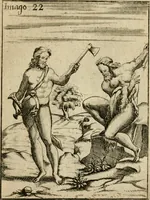 Picture 31 of 101 from Vincentii Chartarii Rhegiensis Imagines deorum, qui ab antiquis colebantur : unâ cum earum declaratione & historia in qua simulacra, ritus, caeremoniae magnaque ex parte veterum religio explicatur ... : hinc inde (1687), leaf 298