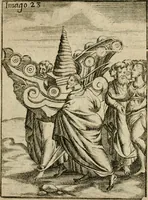 Picture 32 of 101 from Vincentii Chartarii Rhegiensis Imagines deorum, qui ab antiquis colebantur : unâ cum earum declaratione & historia in qua simulacra, ritus, caeremoniae magnaque ex parte veterum religio explicatur ... : hinc inde (1687), leaf 300