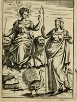 Picture 34 of 101 from Vincentii Chartarii Rhegiensis Imagines deorum, qui ab antiquis colebantur : unâ cum earum declaratione & historia in qua simulacra, ritus, caeremoniae magnaque ex parte veterum religio explicatur ... : hinc inde (1687), leaf 304