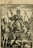 An illustration from Vincentii Chartarii Rhegiensis Imagines deorum, qui ab antiquis colebantur : unâ cum earum declaratione & historia in qua simulacra, ritus, caeremoniae magnaque ex parte veterum religio explicatur ... : hinc inde (1687)