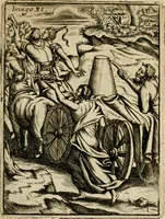 An illustration from Vincentii Chartarii Rhegiensis Imagines deorum, qui ab antiquis colebantur : unâ cum earum declaratione & historia in qua simulacra, ritus, caeremoniae magnaque ex parte veterum religio explicatur ... : hinc inde (1687)