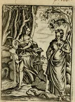 An illustration from Vincentii Chartarii Rhegiensis Imagines deorum, qui ab antiquis colebantur : unâ cum earum declaratione & historia in qua simulacra, ritus, caeremoniae magnaque ex parte veterum religio explicatur ... : hinc inde (1687)