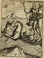 An illustration from Vincentii Chartarii Rhegiensis Imagines deorum, qui ab antiquis colebantur : unâ cum earum declaratione & historia in qua simulacra, ritus, caeremoniae magnaque ex parte veterum religio explicatur ... : hinc inde (1687)