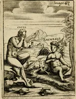An illustration from Vincentii Chartarii Rhegiensis Imagines deorum, qui ab antiquis colebantur : unâ cum earum declaratione & historia in qua simulacra, ritus, caeremoniae magnaque ex parte veterum religio explicatur ... : hinc inde (1687)