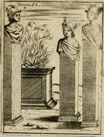 Picture 62 of 101 from Vincentii Chartarii Rhegiensis Imagines deorum, qui ab antiquis colebantur : unâ cum earum declaratione & historia in qua simulacra, ritus, caeremoniae magnaque ex parte veterum religio explicatur ... : hinc inde (1687), leaf 356